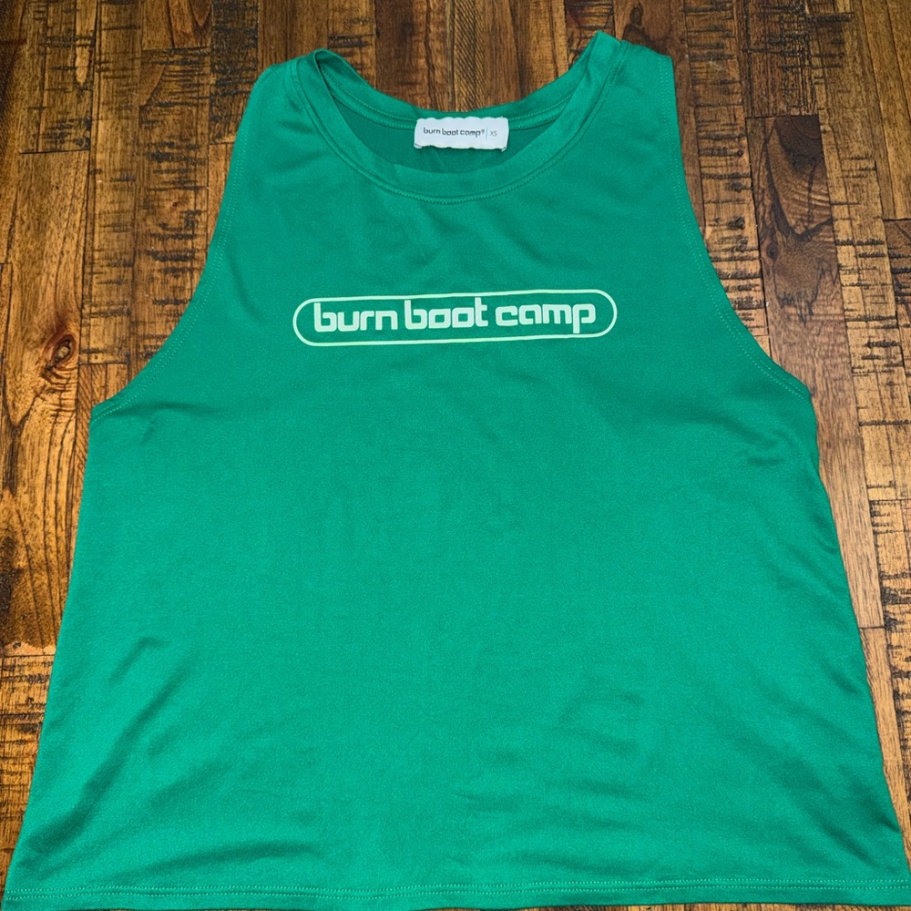 Burn Boot Camp Green Tank Top